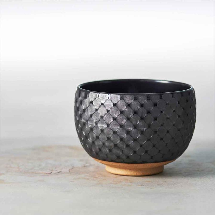 和食器 黒あみ模様 抹茶碗 お抹茶 抹茶 まっちゃ 茶碗 茶器 茶道具