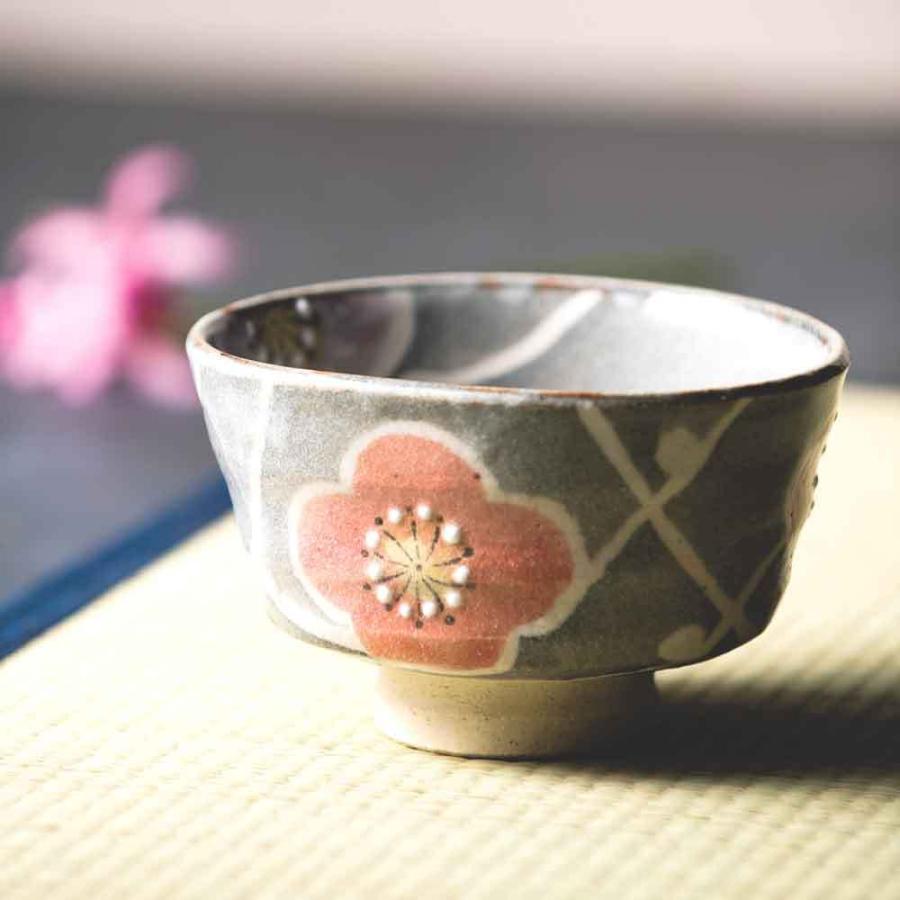 抹茶碗 茶道 薄茶 瀬戸焼 日本製 錦山ネズミ志野花柄抹茶碗 花柄 抹茶碗 茶道 薄茶 瀬戸焼 日本製 錦山ネズミ志野花柄抹茶碗 花柄