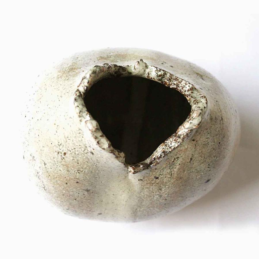 石堂作 常滑焼 花器 石堂粉引 花瓶 茶道 抹茶 : 華成屋かなりやSHOP