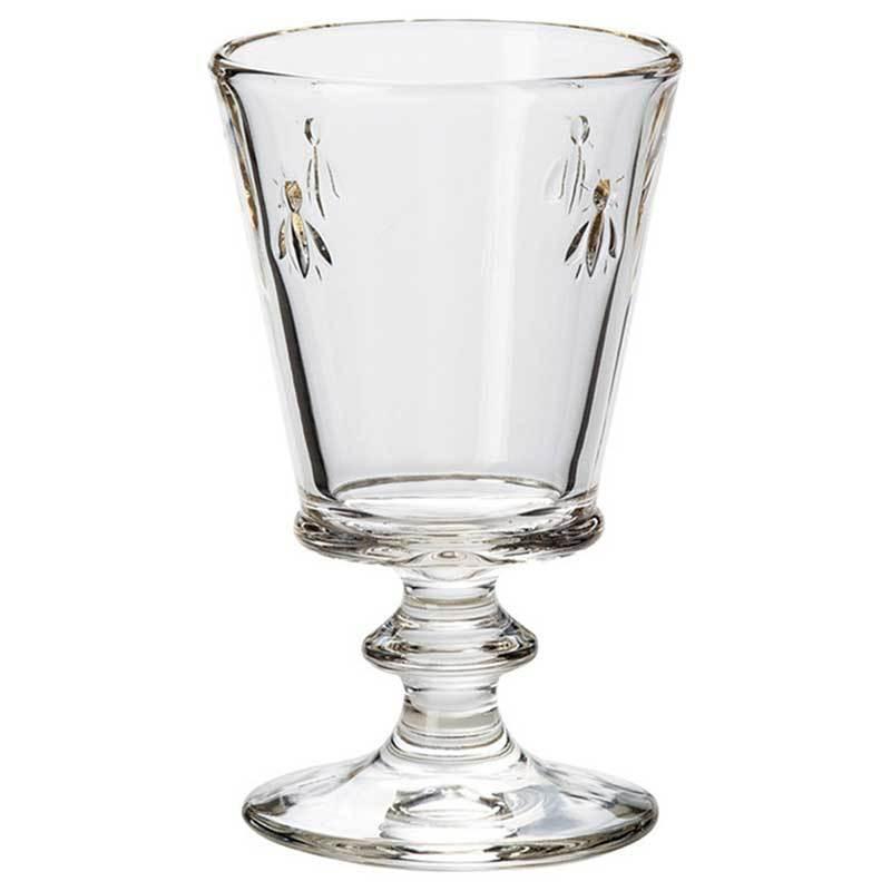 フランス　蚤の市　リボンモチーフ　ミニグラス　6本セット フランス 蚤の市 リボンモチーフ ミニグラス 6本セット グラス・カップ