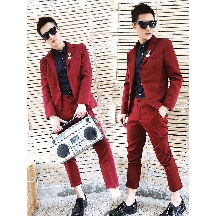 スーツ メンズスーツ セットアップ 上下セット 無地 春夏 秋冬 ダンス衣装 ダンスウェアスター 細身 紳士服 卒業式 大人式 結婚式 おしゃれ パーティー発表会 Dy4 金矢商店 通販 Yahoo ショッピング