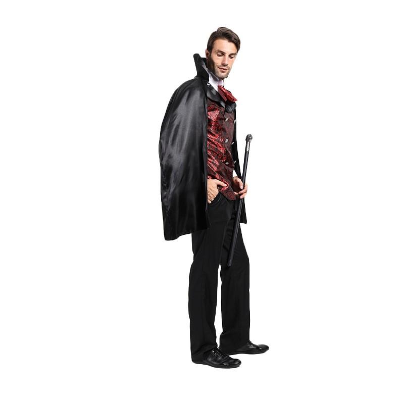 L〜XL Men's ハロウィン 衣装 ドラキュラ 吸血鬼 伯爵 コウモリ L〜XL Men's ハロウィン 衣装 ドラキュラ 吸血鬼 伯爵 コウモリ