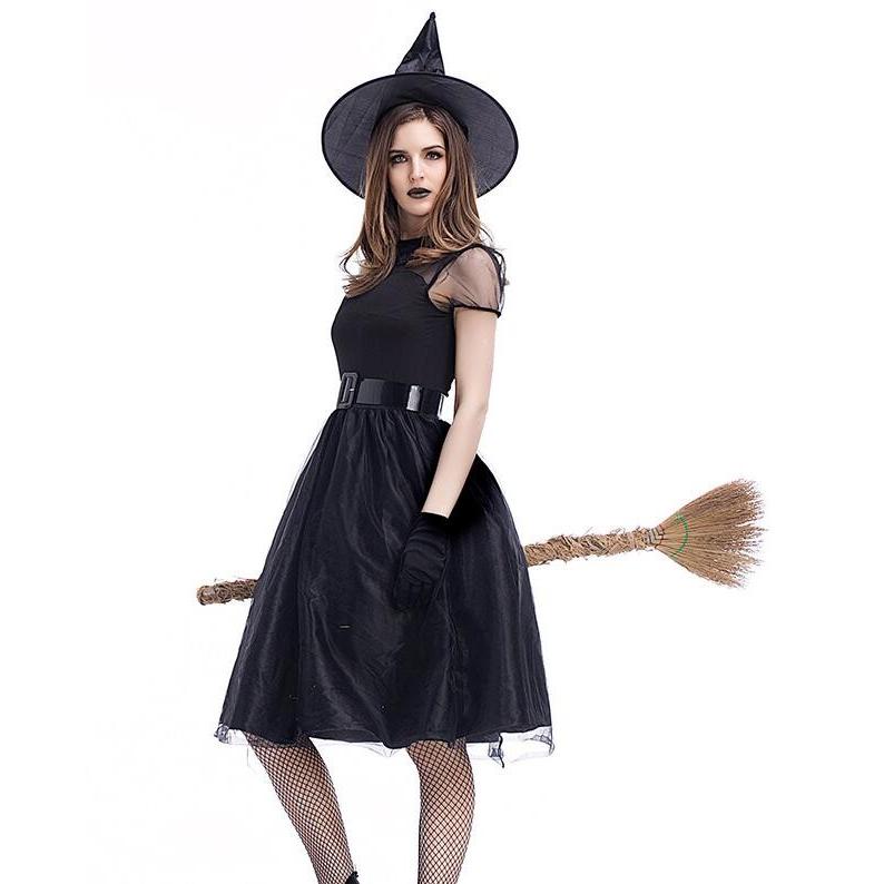 ハロウィン衣装 大人用 女性用 ドレス witch 巫女 ウィッチガール 