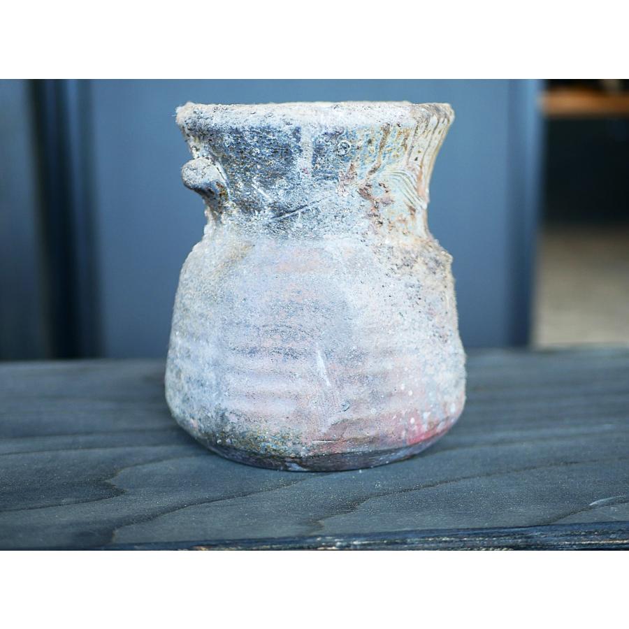 灰かぶり水差し(1)【一点物】/津軽金山焼 金山焼 陶器 手作り 灰被り
