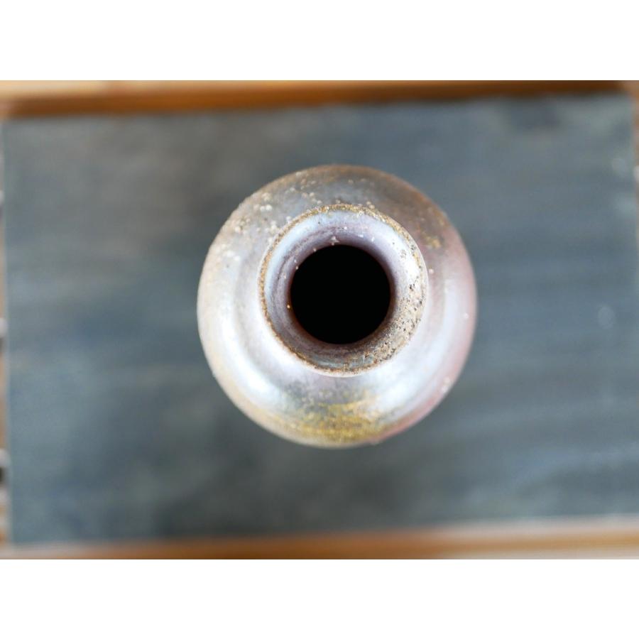 花器【1点物】/津軽金山焼 金山焼 陶器 手作り 灰被り 花入れ 花器【1点物】/津軽金山焼 金山焼 陶器 手作り 灰被り 花入れ