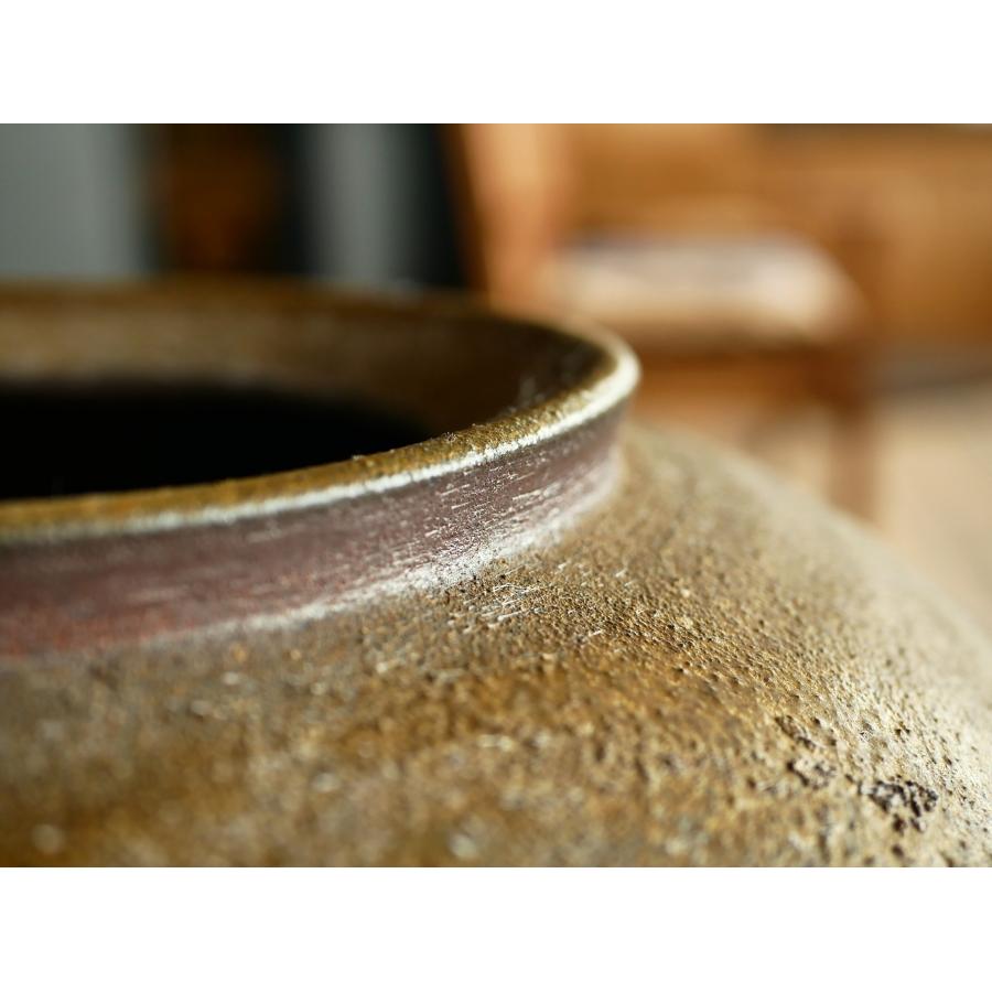 大壷(10)【一点物】/津軽金山焼 金山焼 陶器 手作り 窯元 一品 日 品