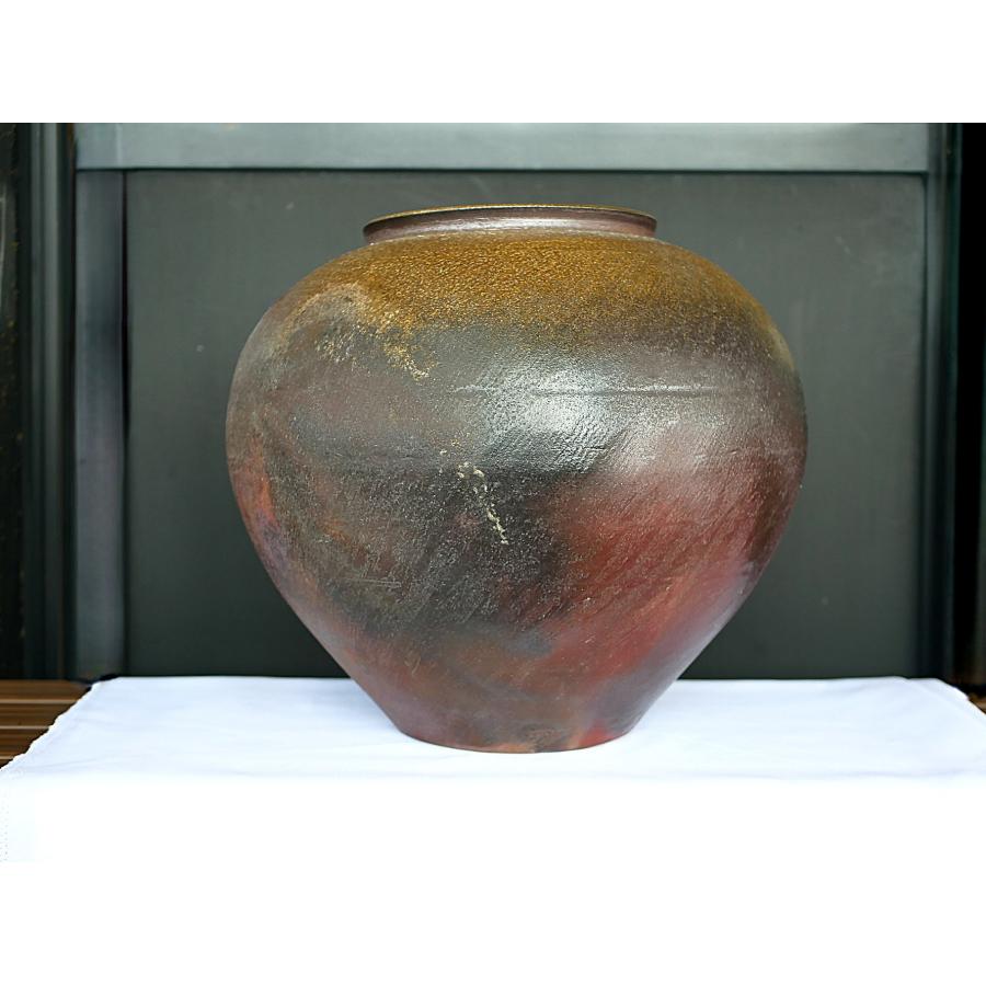 大壷(10)【一点物】/津軽金山焼 金山焼 陶器 手作り 窯元 一品 日 品