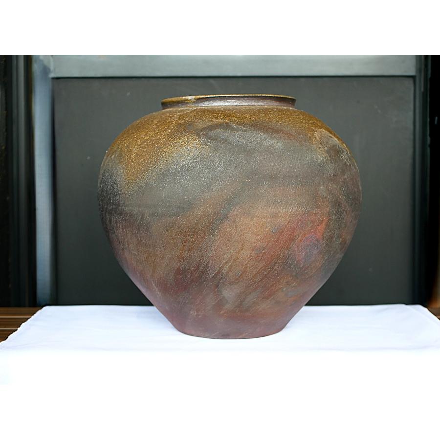 大壷(10)【一点物】/津軽金山焼 金山焼 陶器 手作り 窯元 一品 日 品
