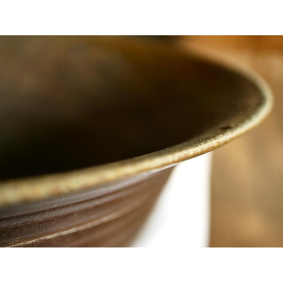 水盤(47.5ー21cm)(18)【一点物】/津軽金山焼 金山焼 陶器 手作り