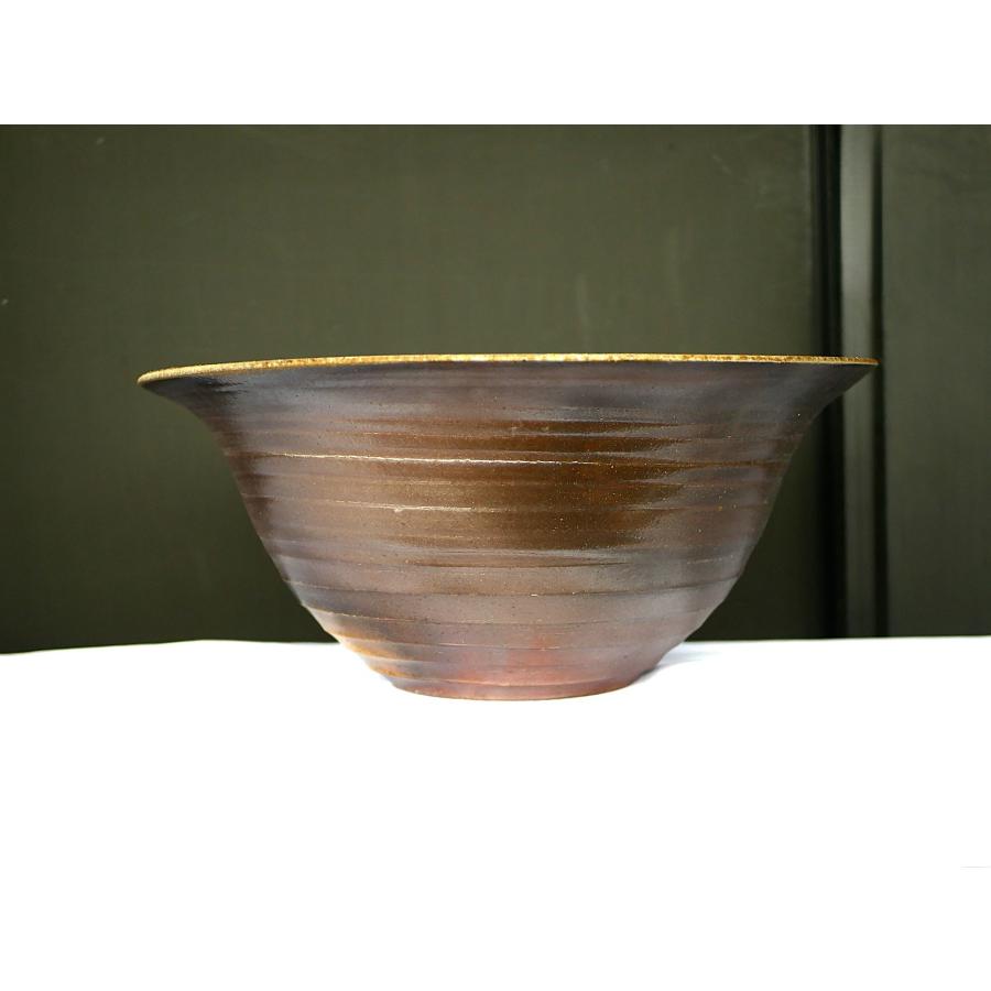 水盤(47.5ー21cm)(18)【一点物】/津軽金山焼 金山焼 陶器 手作り