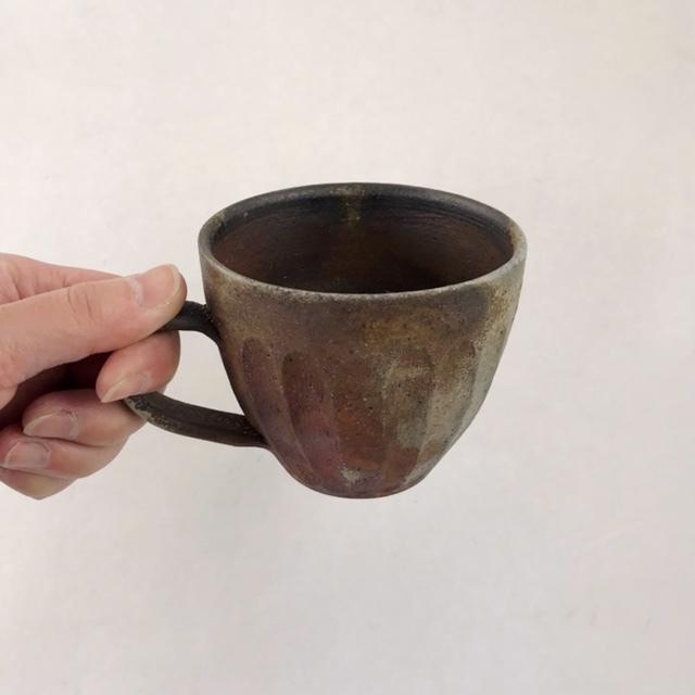 ○しのぎマグ/津軽金山焼 金山焼 陶器 マグ マグカップ 珈琲 コーヒー