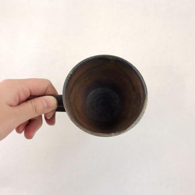 ○しのぎマグ/津軽金山焼 金山焼 陶器 マグ マグカップ 珈琲 コーヒー