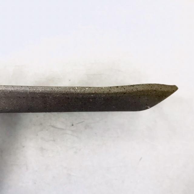 須恵器」舟形皿(大)/津軽金山焼 金山焼 陶器 日本製 手作り 記念品