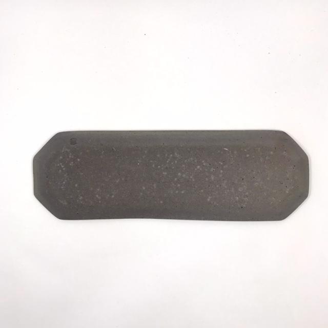 須恵器」前菜8角プレート/津軽金山焼 金山焼 かなやまやき 陶器 長皿