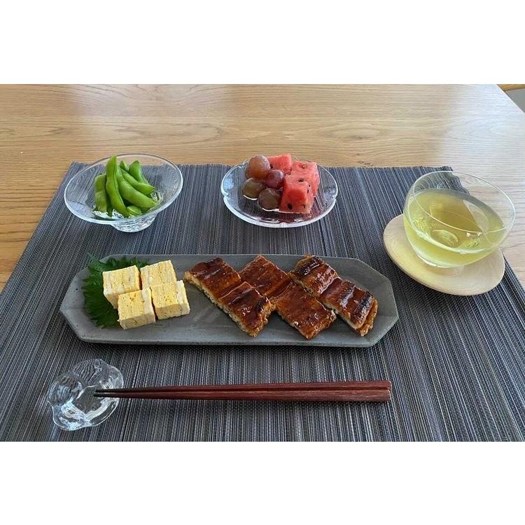 須恵器」前菜8角プレート/津軽金山焼 金山焼 かなやまやき 陶器 長皿