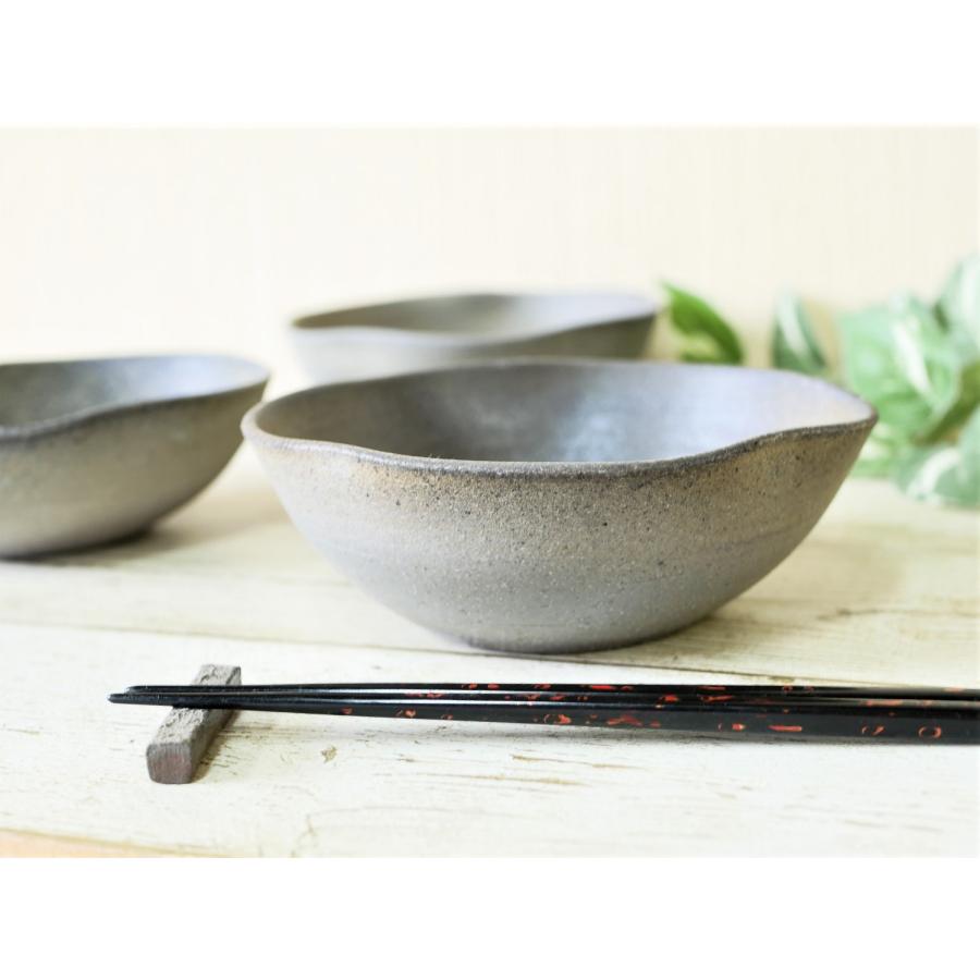 須恵器」はすの葉ボウル(中)/津軽金山焼 金山焼 陶器 食器 器 おしゃれ