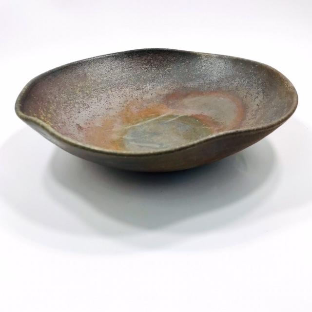はすの葉(大) /津軽金山焼 金山焼 皿 陶器 日本製 手作り ギフト 記念