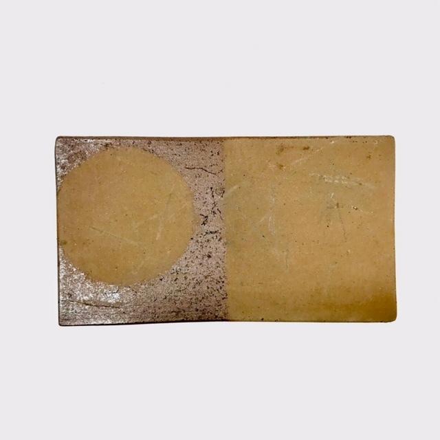 板皿/津軽金山焼 金山焼 皿 陶器 日本製 手作り ギフト 記念品