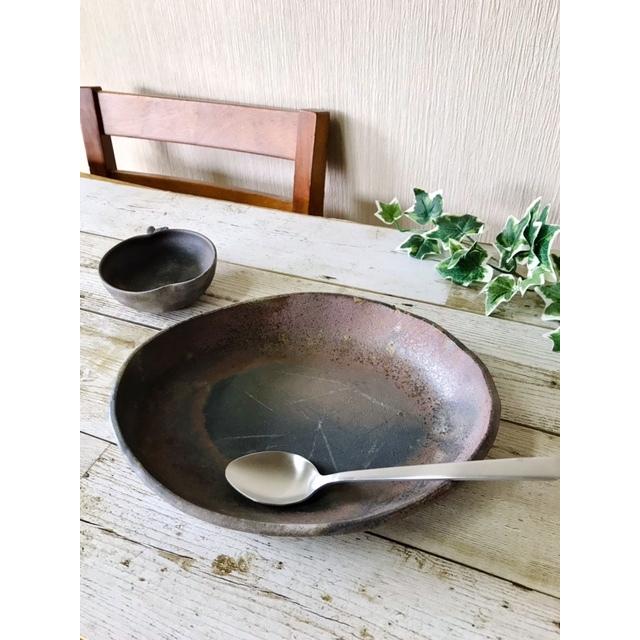 カレー皿/津軽金山焼 金山焼 陶器 日本製 手作り プレゼント お祝い
