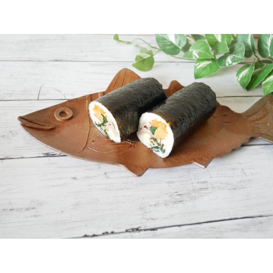 さば皿/津軽金山焼 金山焼 皿 刺身皿 器 ギフト 魚 お魚シリーズ サバ