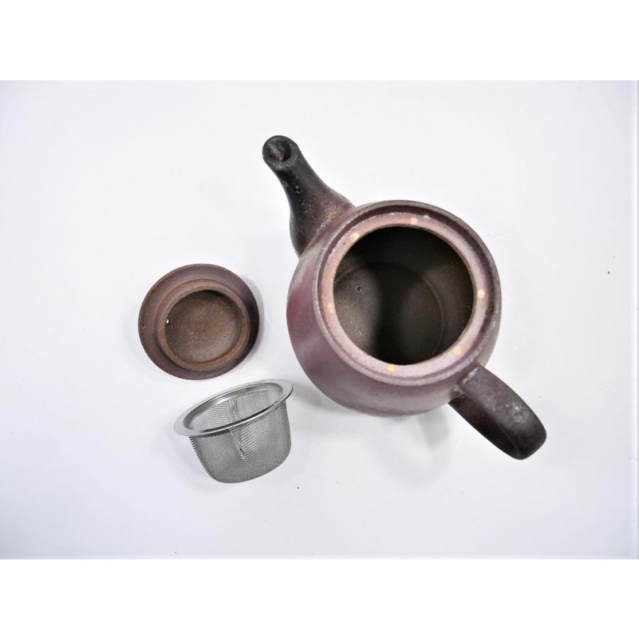 急須deポット(網つき)/津軽金山焼 陶器 急須 ポット 茶こし付 おしゃれ