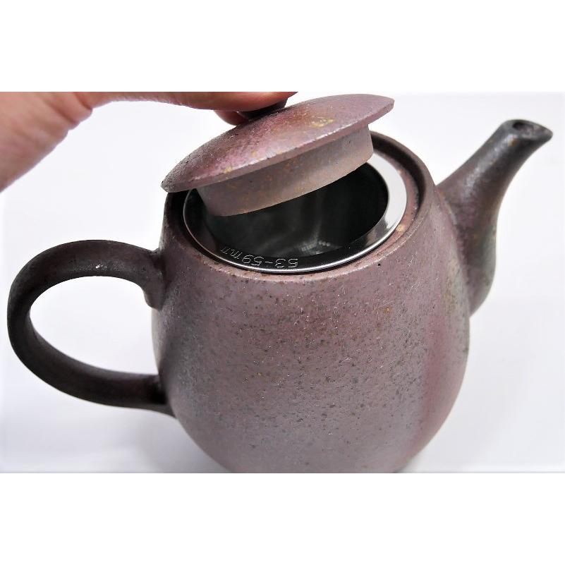 陶器製の茶色のポット コーヒーポット（ドリッパー付） 陶器（信楽焼）製【SO-10512】 | 紫香