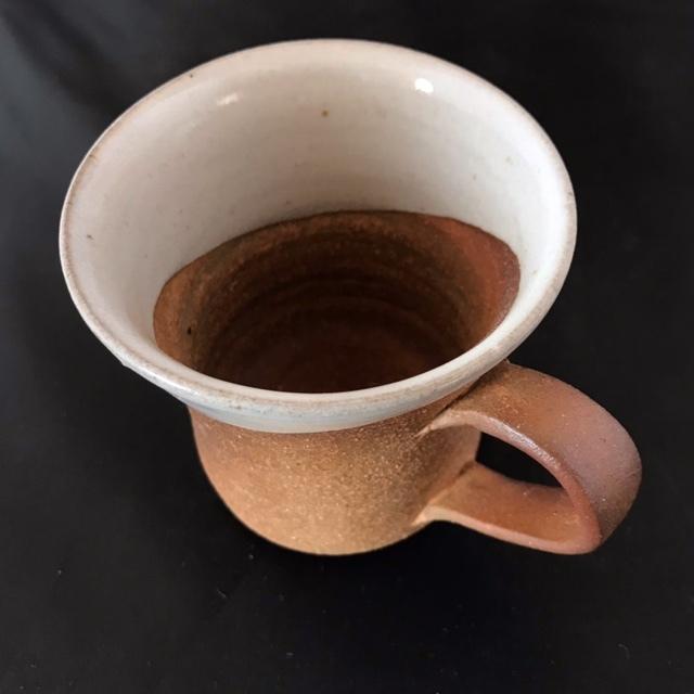 ○「雪国」ココアカップ/津軽金山焼 金山焼 コップ カップ マグカップ