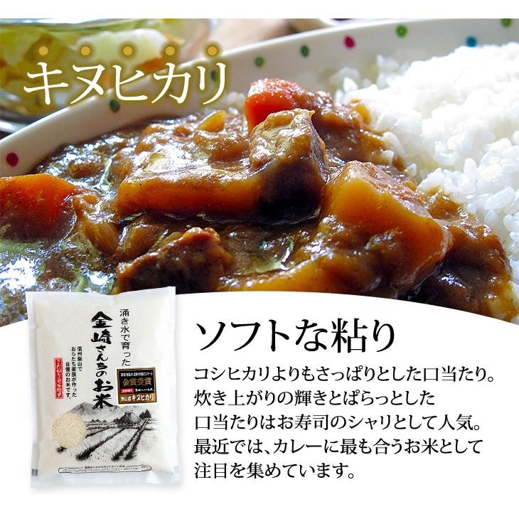 キヌヒカリ お米 奥信濃キヌヒカリ1kg 令和7年産 金崎さんちのお米
