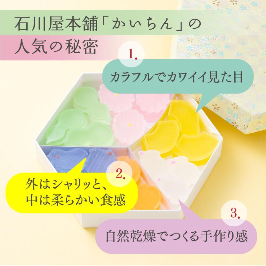 ≪石川屋本舗≫琥珀糖 かいちん いろいろ10個入り【金沢 通販 人気 美味しい 可愛い 有名 おすすめ】｜kanazawa-honpo｜04