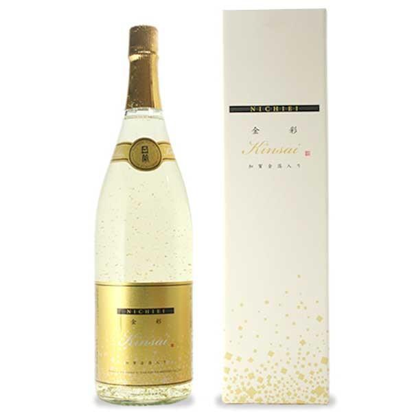 ≪日榮 中村酒造≫加賀の金箔入り純米酒金彩 720ml【石川のお酒 日本酒