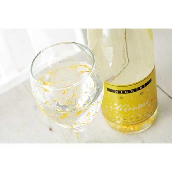 ≪日榮 中村酒造≫加賀の金箔入り純米酒金彩 720ml【石川のお酒 日本酒