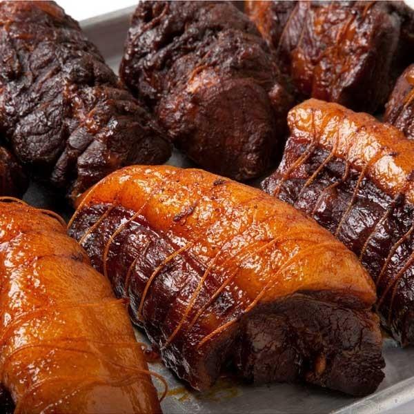 ≪スミヤ精肉店≫話題の自家製焼豚（2本）特製タレ付【焼き豚 チャーシュー タレ 柔らかい こだわり 国産 豚肩ロース とろける 大野醤油】 |  | 03