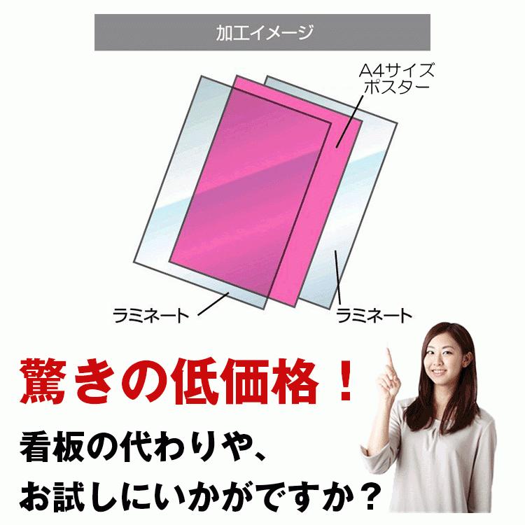 パウチラミポスター〕 駐車場案内板 右向き矢印 入口 (A4サイズ/297