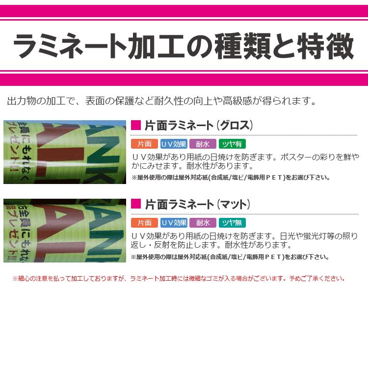 ポスター印刷 (電飾用) A0 (841×1189mm以内) : 看板いいな