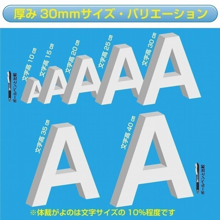 30cm【カルプ文字・立体文字・カット文字・切文字・箱文字