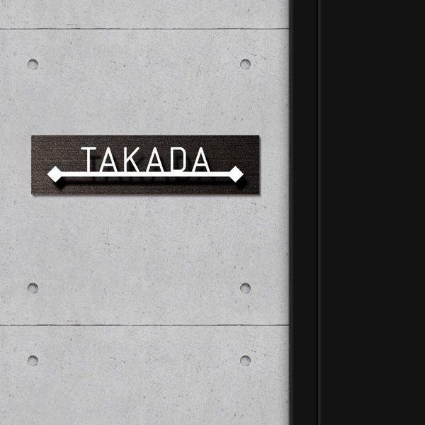 IDEA MAKER 表札 シール マグネット ステンレス おしゃれ 戸建て