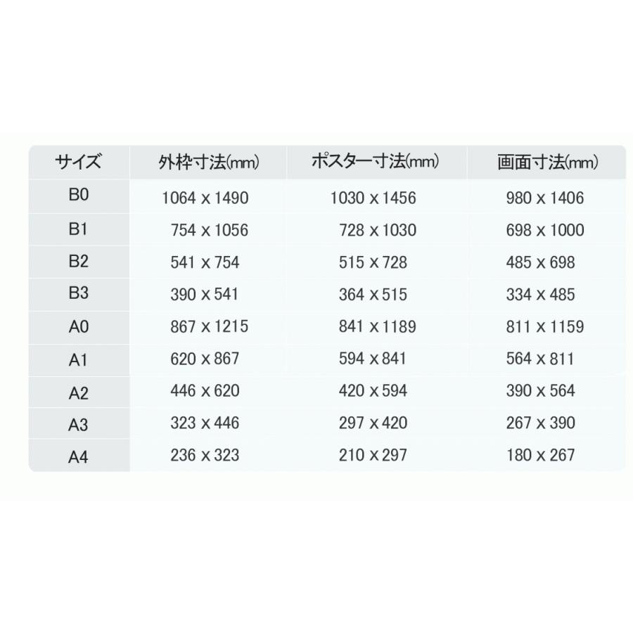 【OKH20-B3-BK】屋内用 LEDライトパネル B3 黒 高輝度5000LUX 電飾看板 店舗用看板 壁掛け看板 内照式看板 ポスター入れ看板 四辺開閉式 薄型 軽量｜kanbansehou｜14