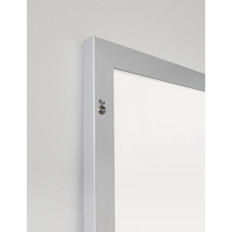 OKH49-A3-SV】屋内外兼用 LEDライトパネル A3 シルバー 高輝度5000LUX