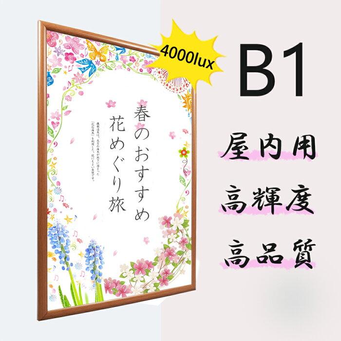 SH20-B1-MOKU】屋内用 LEDライトパネル アーチ型フレーム B1 木目調 高