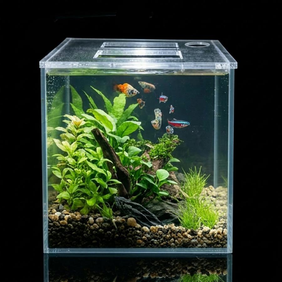 【※最短納期30日※】水槽 アクリル水槽 アクリルクリアタンク 国内生産 厚さ:5mm 送料無料 aqua-002