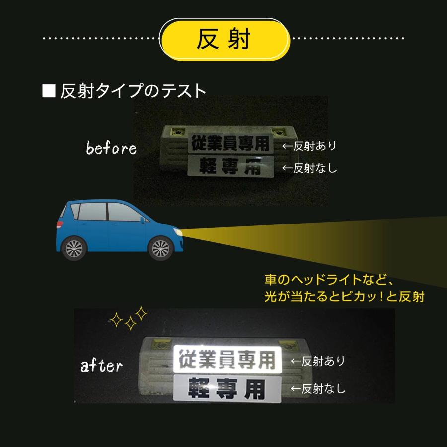 駐車場用ナンバー まとめ買い割引します！駐車場 車止め 輪留め シール 番号 数字 : 看板