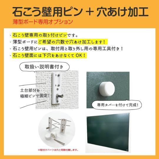 石こう壁用ピンと穴あけ加工 薄型ボード専用オプション 単品購入不可  