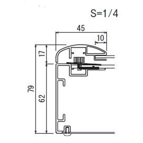 セット方法 はね上げ式 LEDライトパネル LEDポスターパネル LED内照パネル AL-FE99990 屋内 B0ヨコ｜kanbanzairyou｜06