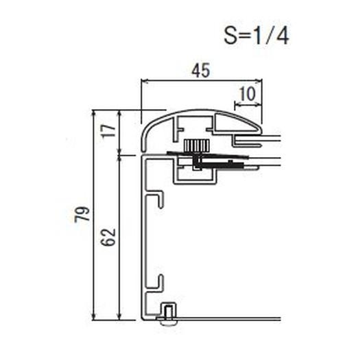 セット方法 はね上げ式 LEDライトパネル LEDポスターパネル LED内照パネル AL-FE9999 屋内 B0ヨコ｜kanbanzairyou｜06