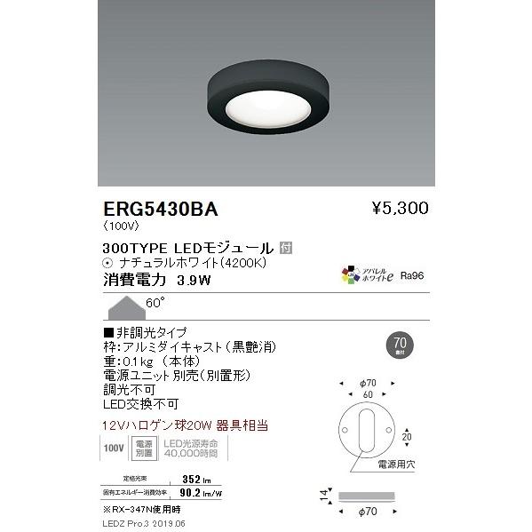 遠藤照明 什器/生鮮食品用照明 薄型ミニダウンライト Φ70直付 黒 遠藤照明 什器/生鮮食品用照明 薄型ミニダウンライト Φ70直付 黒