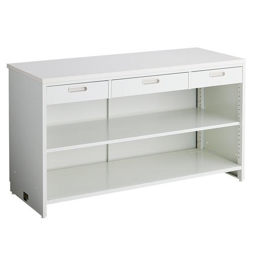 本体) スチール製カウンター ノーマル・引き出しタイプ W90cm / kp38 
