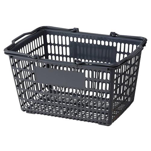 買い物カゴ 買い物かごSL-8(28リットル) ダークグレー / kp38-754-13-2