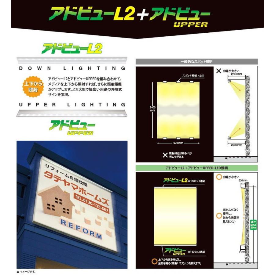 タテヤマアドバンス アドビューL2 W1800(N) 昼白色(5000K) 5105308 