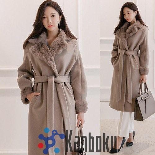 人気特価激安 コート レディース ロング丈 ロングコート ファー配色 きれいめ 通勤 40代 50代 ファッション 春秋冬 新作 手数料安い Www Doctor Plan Com