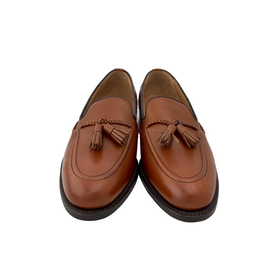 Loake（ローク） タッセルローファー Temple ブラウン 本革 靴 メンズ